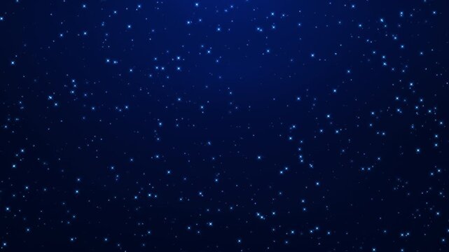 Blue Digital Particle Grid Background Loop 4K 60fps