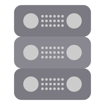 Dedicated Server Vector Icon