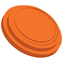 Obraz premium clay target, shooting target vector drawing.