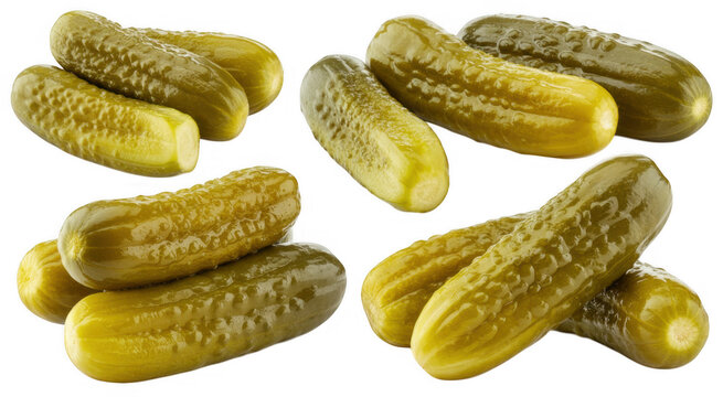 Pickles cucumbers pickled cucumbers food isolated on a transparent background