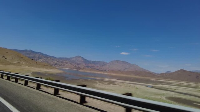 Lake Isabella 1 Southshore 11 Quarter R MultiCam Driving Plate Sierra Nevada Mts California USA