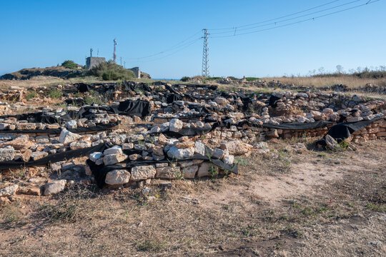 Ancient ruins at Kaliakra cape, Bulgaria