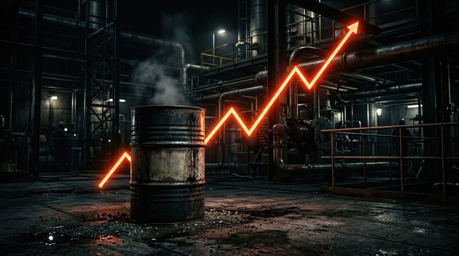 Rising Oil Prices and Global Energy Crisis Concept