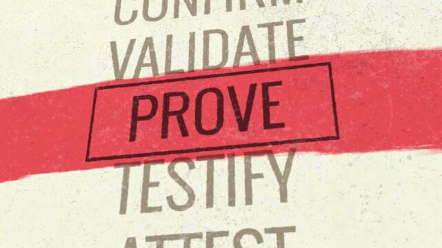 Prove 3D Scrolling Title Animation