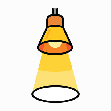 Modern Bright Yellow Desk Lamp Shade.