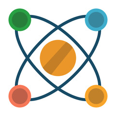 Solar System Vector Icon © Graphic Nehar