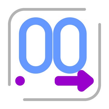 Decimal Vector Icon