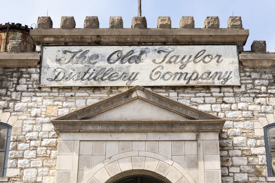 Frankfort, KY, USA - March 14, 2026: The Castle & Key Distillery is located in the Old Taylor Distillery Company original historic property from 1887.