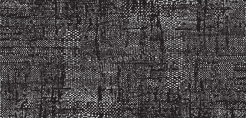 Plakat Grunge worn damask pattern design. Distressed fabric texture. Overlay texture design. Vector illustration. Eps10.