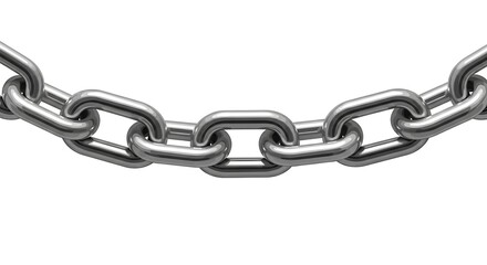 Fototapeta premium Metal Chain Link Close-up