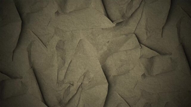 Crumpled Brown Paper Texture Background Abstract Grunge Design Element High Resolution Seamless