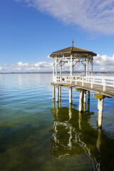 Fototapeta premium Vorarlberg, Bregenz, Fischersteg