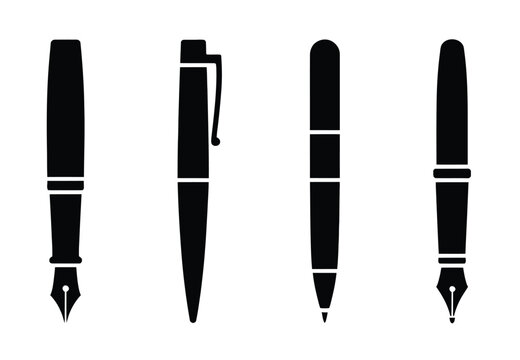 Fountain, pen collection of writing instruments featuring elegant pens, calligraphy tools, and art supplies for creative, office, and stationery design projects.