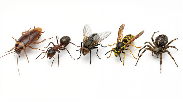 Conjunto de insectos 