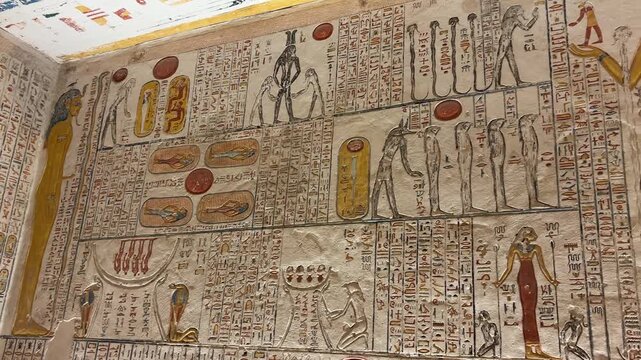 KV9 is a magnificent royal tomb located in the famous Valley of the Kings in Luxor, Egypt, built jointly for Pharaohs Ramses V and Ramses VI.