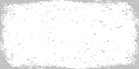Obraz premium Abstract grunge background with a vintage black frame featuring an artistic paint splash pattern and ink drop stains on a dirty textured paper wall design