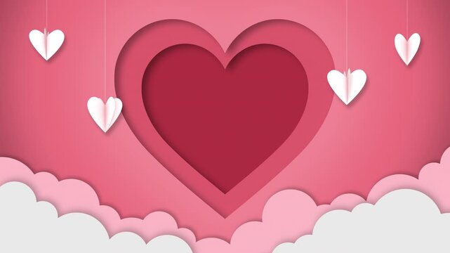 Happy valentines day greeting background