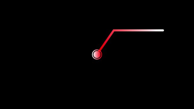 Simple futuristic HUD elements rectangle frame lines callout animation for text highlighting.4 k animation