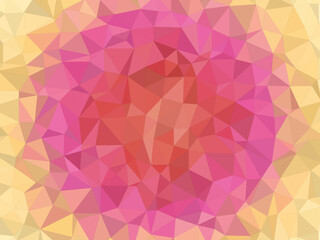 Obraz premium Geometric Crystal Grid Vibrant Triangulation Backdrop