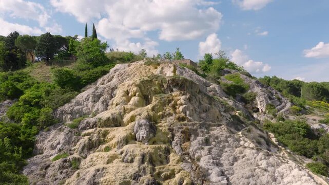 Travertine Thermal Hill at Antiche Terme Romane Libere, Tuscany