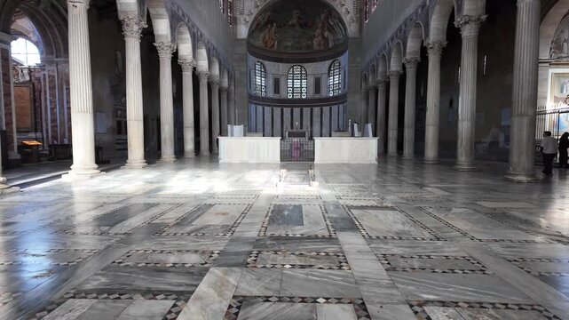 High Altar In Basilica Of Santa Sabina Aventine Hill Rome
