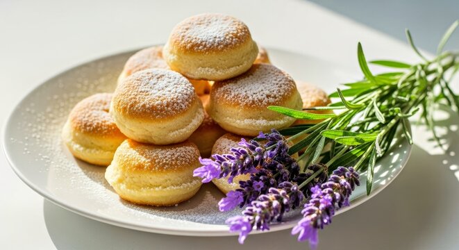 Tranquil Morning Arany Galuska With Blooming Lavender for a Fresh Mood