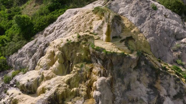 Antiche Terme Romane Libere Travertine Formations, Tuscany, Italy