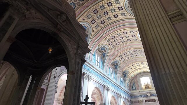 Interior Of Basilica Of Saints Boniface And Alexius Rome
