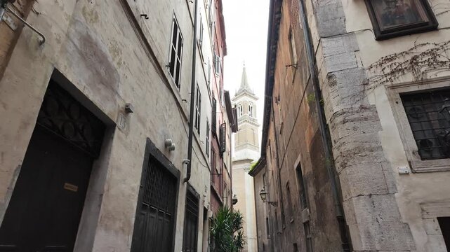 Renaissance Bell Tower S Maria Dell Anima In Historic Rome