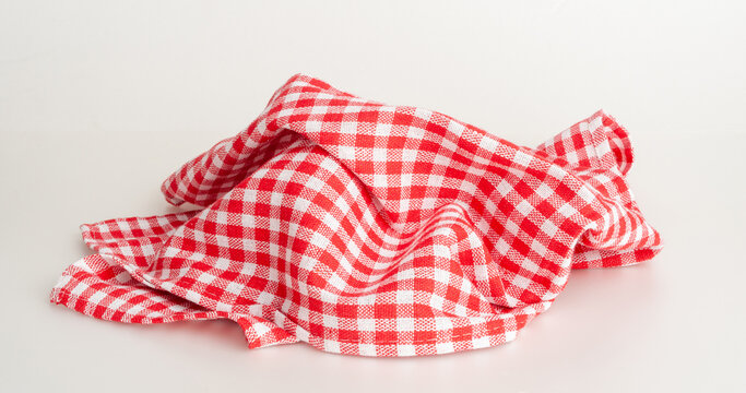 Picnic Table Cloth, Checkered Napkin, Red White Tablecloth, Kitchen Towel, Restaurant Dishcloth