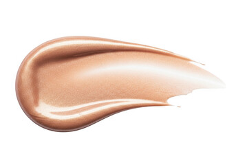 Fototapeta premium A smear of shimmery liquid highlighter