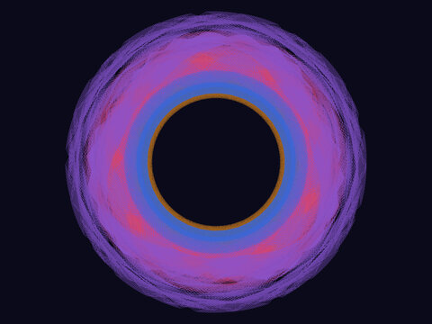 Elegant Circular Curve Pattern Abstract Vector Artwork