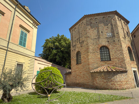 Exploring the Neonian Baptistery and its surroundings in Ravenna, Emilia Romagna, Italy