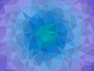 Obraz premium Colorful Low Poly Mosaic Pattern Digital Art Design