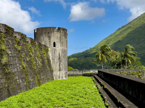 Historic Fort Belgica located on Banda Neira Island in the Moluccas of Indonesia offers a glimpse into the nutmeg trade past