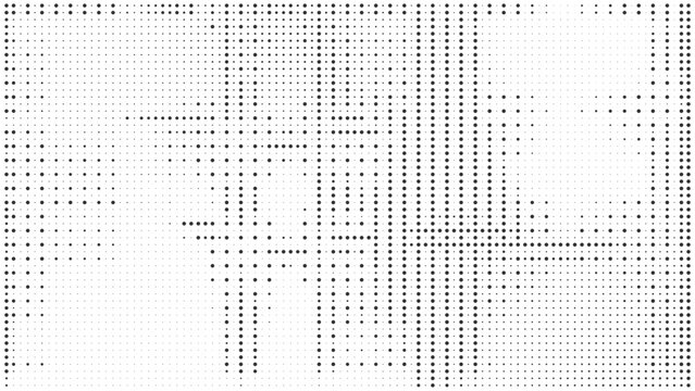 Geometric halftone dot grid abstract background vector for editorial layouts brochures packaging design and structured corporate branding use