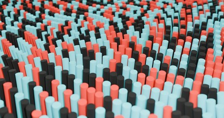 Fototapeta premium Colorful 3d abstract wallpaper background 4k