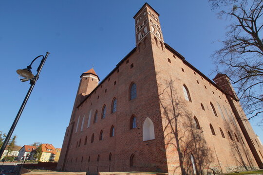 Zamek Biskupi w Lidzbarku Warmińskim. Polska - Mazury - Warmia.	