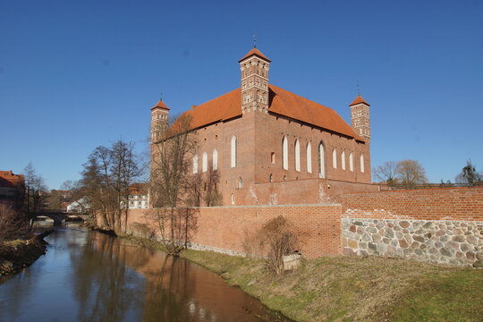 Zamek Biskupi w Lidzbarku Warmińskim. Polska - Mazury - Warmia.	