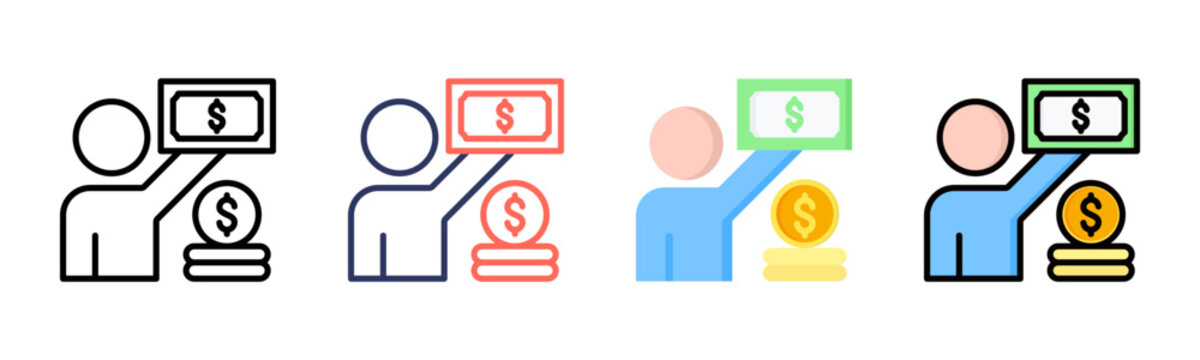 Backer icon sheet multiple style collection