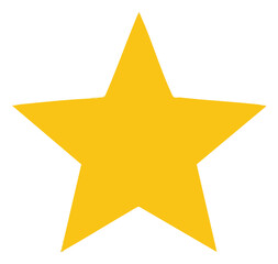 Obraz premium Golden Star Icon A Symbol of Achievement and Excellence.