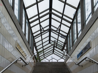 Obraz premium Stairs in the underground passage