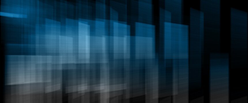 blue and grey horizontal abstract digital background with motion blur and halftone texture 
