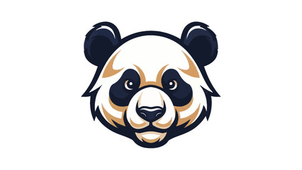 Stylized panda face illustration © Indahyulia