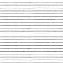 Fototapeta premium High-contrast black and white lined notebook paper grunge texture. Distressed horizontal lines overlay for vintage school background