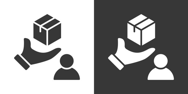Public Domain Icon Set Vector Collection Isolated In Black And White