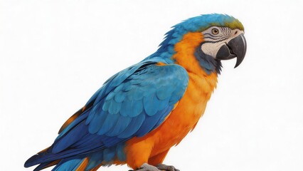 Fototapeta premium Blue and orange parrot