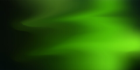 Fototapeta premium Vibrant Neon Green Swirls Across Dark Background: Abstract Energy and Motion illustration eps10