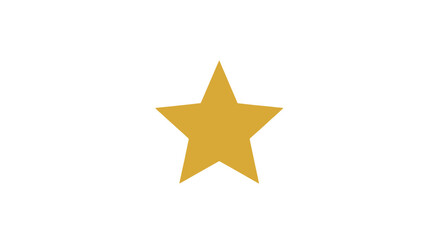 Obraz premium Golden star shape symbol icon.