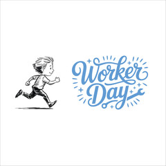Obraz premium Celebrating workers day with a cheerful female worker